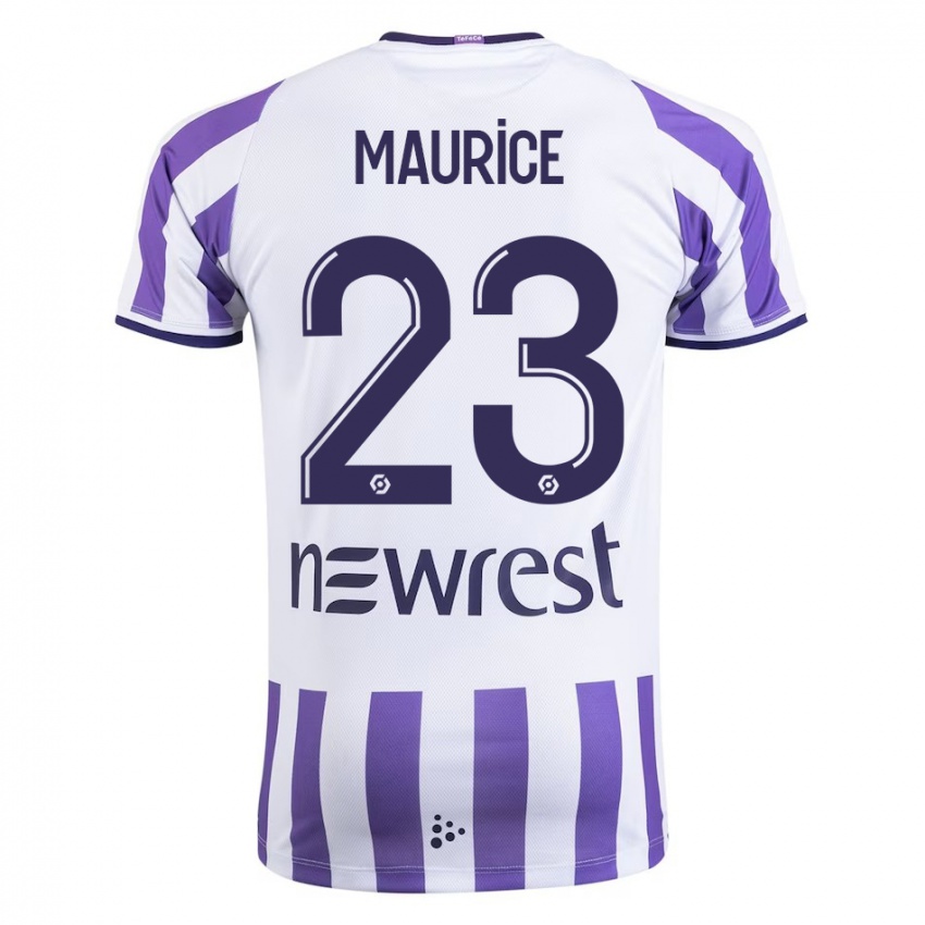 Niño Camiseta Sandra Maurice #23 Blanco 1ª Equipación 2023/24 La Camisa Argentina