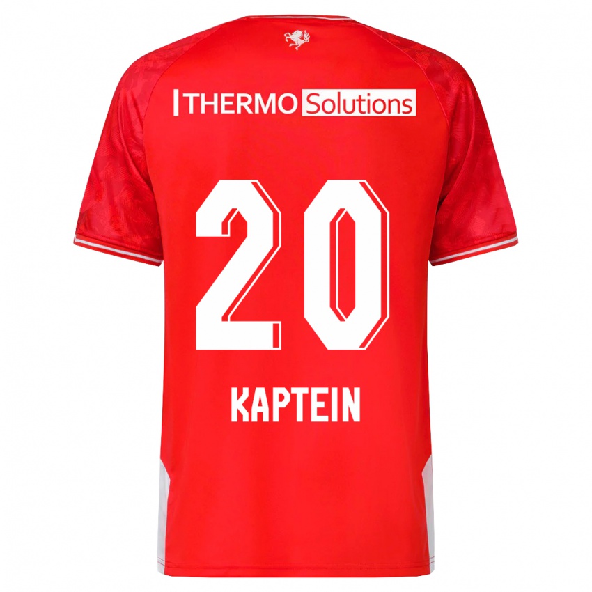 Niño Camiseta Wieke Kaptein #20 Rojo 1ª Equipación 2023/24 La Camisa Argentina