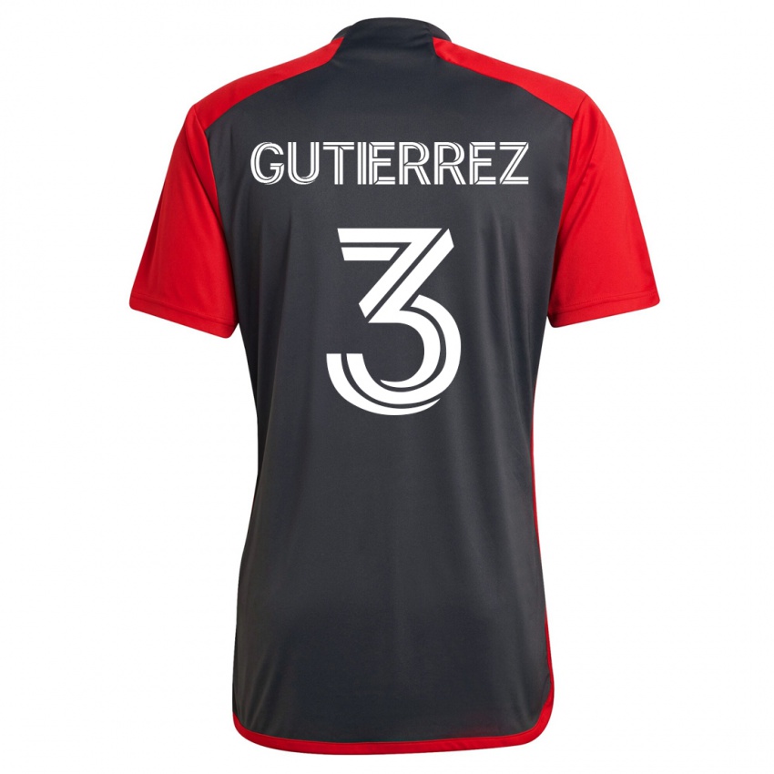 Niño Camiseta Cristián Gutiérrez #3 Gris 1ª Equipación 2023/24 La Camisa Argentina