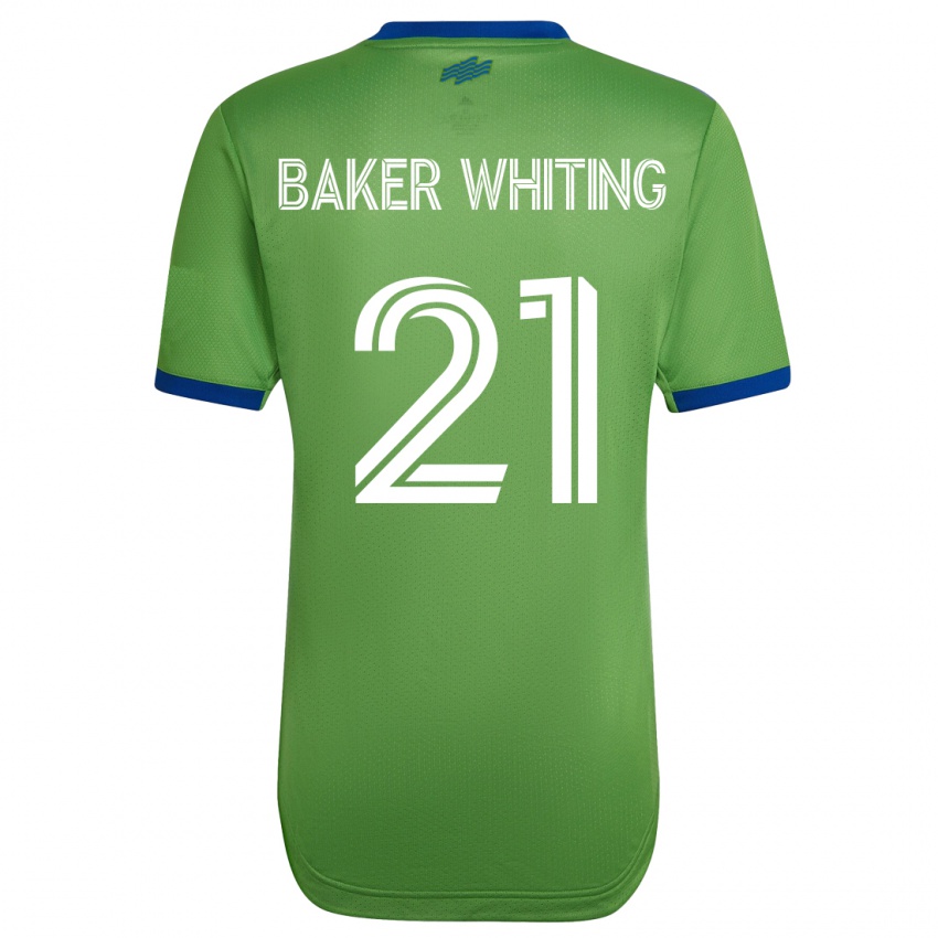 Niño Camiseta Reed Baker-Whiting #21 Verde 1ª Equipación 2023/24 La Camisa Argentina
