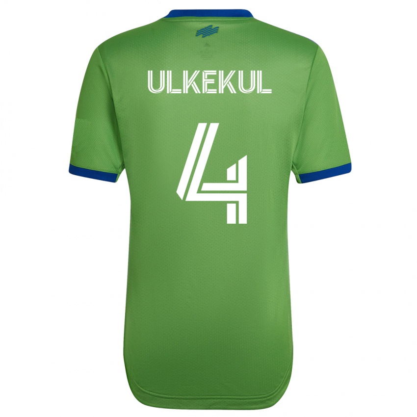 Niño Camiseta Jodi Ulkekul #4 Verde 1ª Equipación 2023/24 La Camisa Argentina