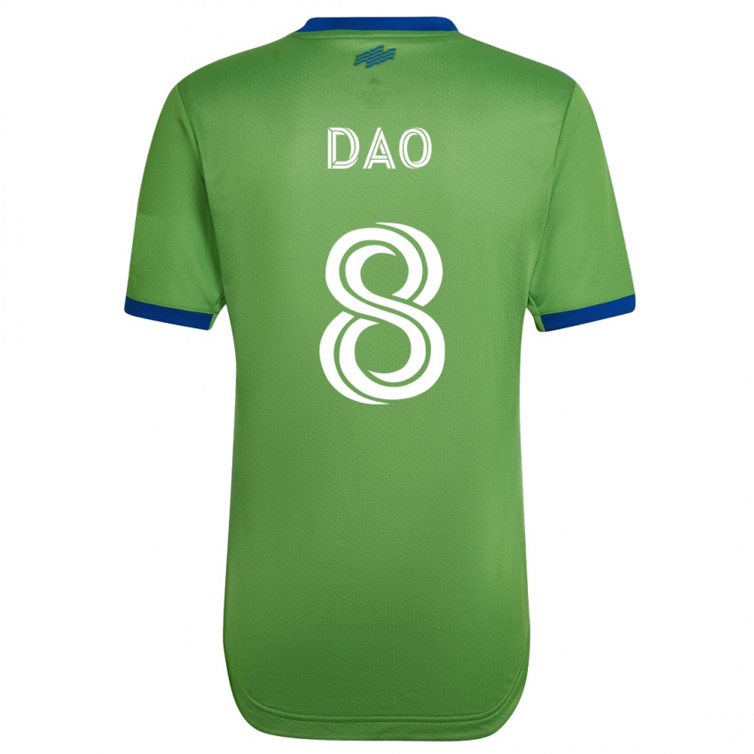 Niño Camiseta Kaylee Dao #8 Verde 1ª Equipación 2023/24 La Camisa Argentina