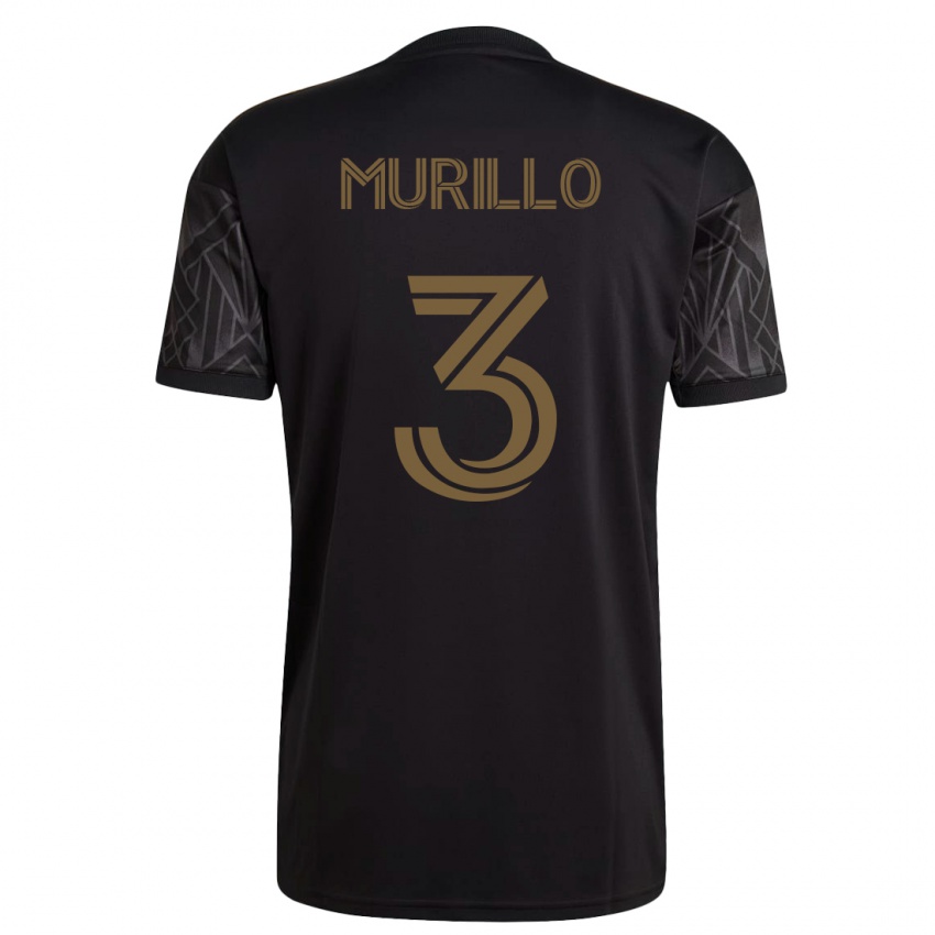 Niño Camiseta Jesús Murillo #3 Negro 1ª Equipación 2023/24 La Camisa Argentina