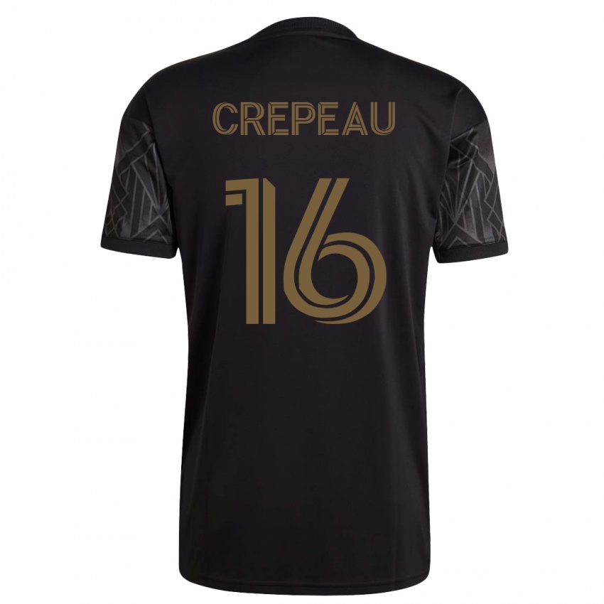 Niño Camiseta Maxime Crépeau #16 Negro 1ª Equipación 2023/24 La Camisa Argentina