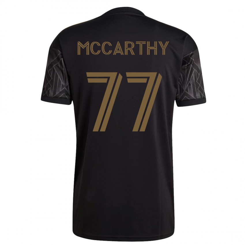 Niño Camiseta John Mccarthy #77 Negro 1ª Equipación 2023/24 La Camisa Argentina