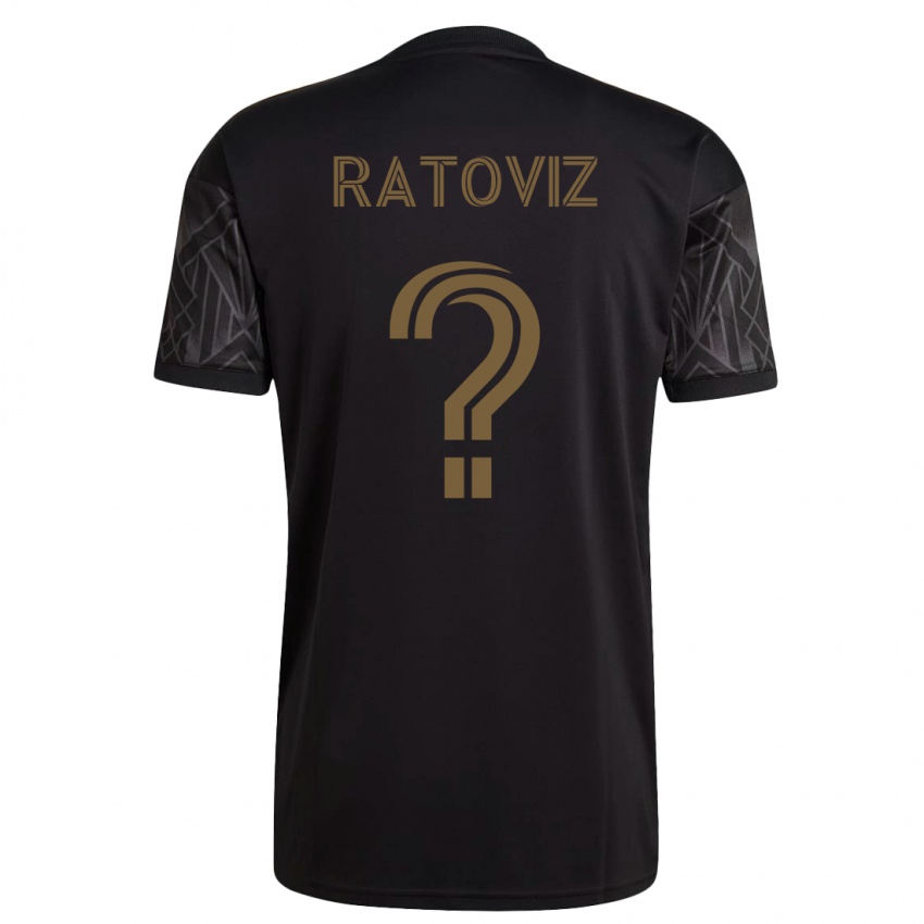 Niño Camiseta Tamir Ratoviz #0 Negro 1ª Equipación 2023/24 La Camisa Argentina