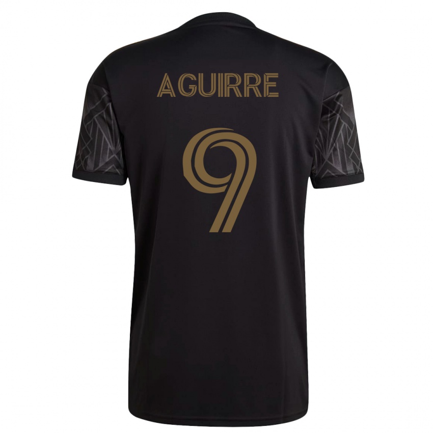Niño Camiseta Dustin Aguirre #9 Negro 1ª Equipación 2023/24 La Camisa Argentina