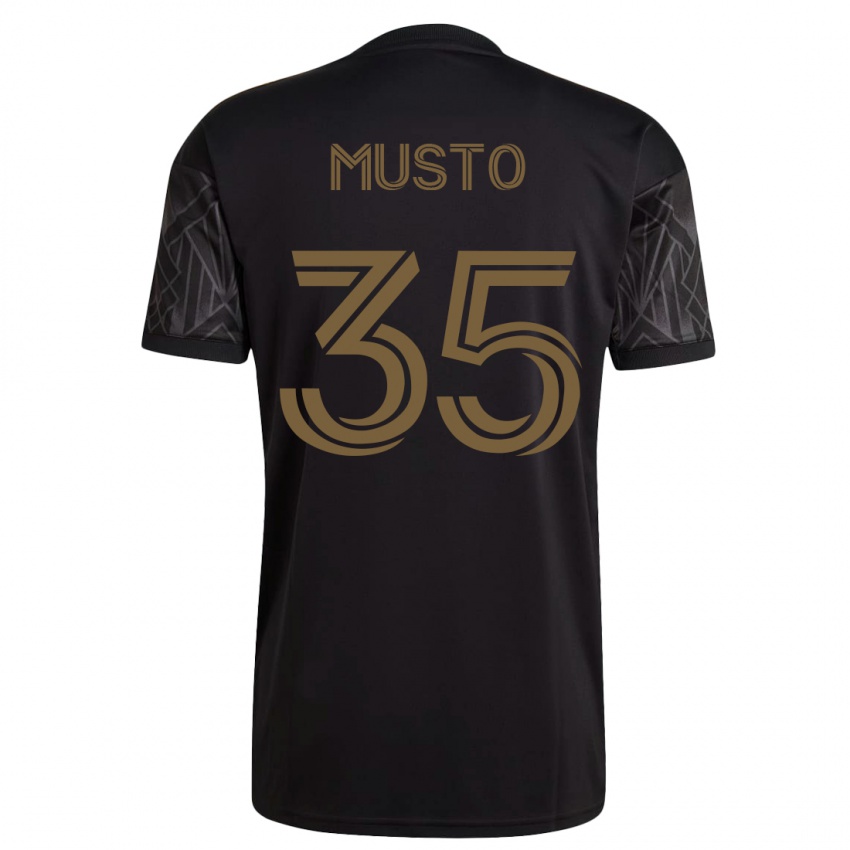 Niño Camiseta Tommy Musto #35 Negro 1ª Equipación 2023/24 La Camisa Argentina