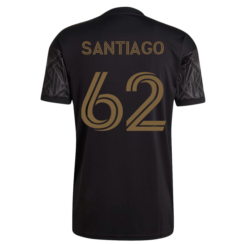 Niño Camiseta Joshua Santiago #62 Negro 1ª Equipación 2023/24 La Camisa Argentina
