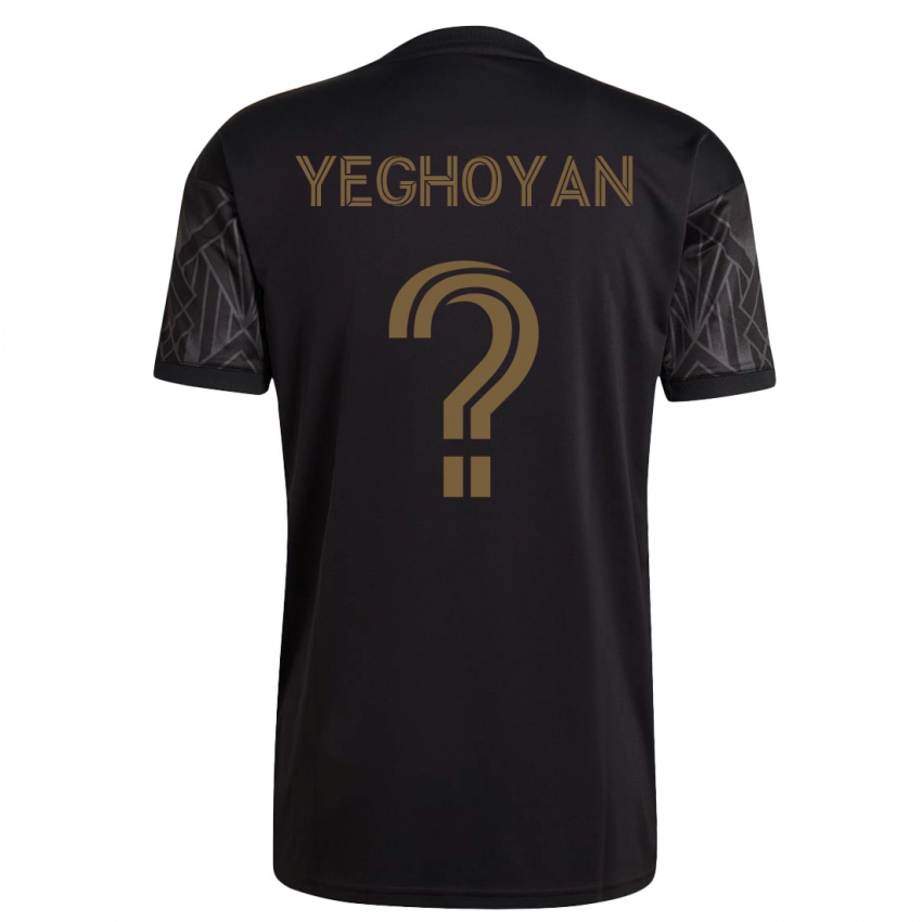 Niño Camiseta David Yeghoyan #0 Negro 1ª Equipación 2023/24 La Camisa Argentina