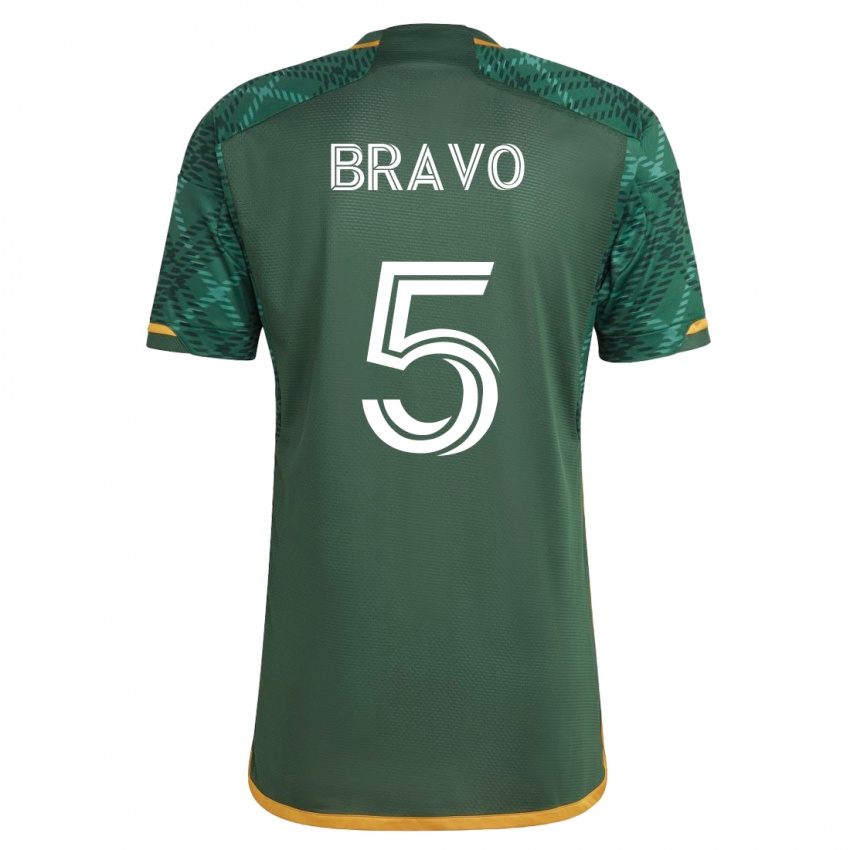Niño Camiseta Claudio Bravo #5 Verde 1ª Equipación 2023/24 La Camisa Argentina
