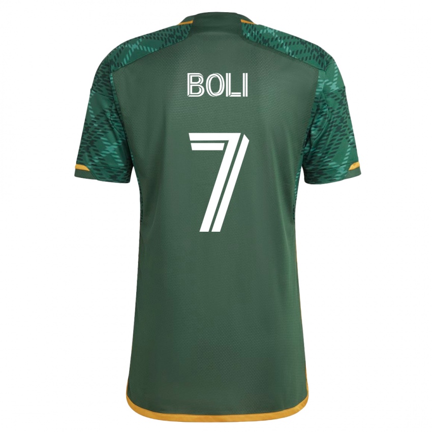 Niño Camiseta Franck Boli #7 Verde 1ª Equipación 2023/24 La Camisa Argentina