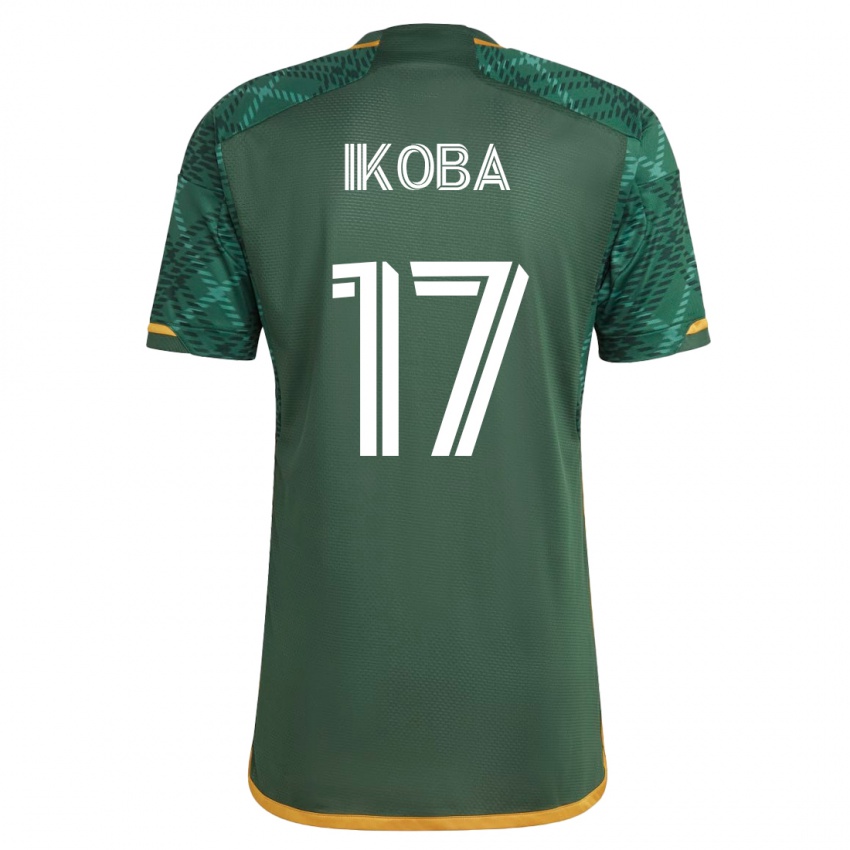 Niño Camiseta Tega Ikoba #17 Verde 1ª Equipación 2023/24 La Camisa Argentina