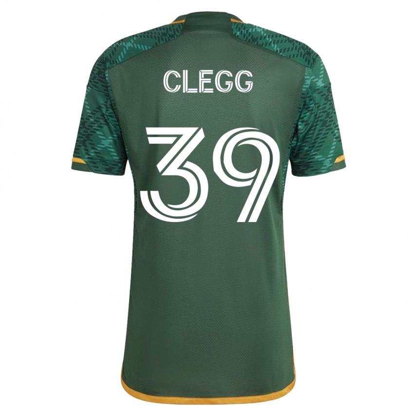 Niño Camiseta Tyler Clegg #39 Verde 1ª Equipación 2023/24 La Camisa Argentina