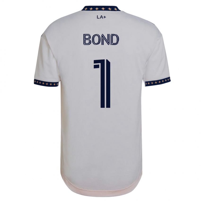 Niño Camiseta Jonathan Bond #1 Blanco 1ª Equipación 2023/24 La Camisa Argentina