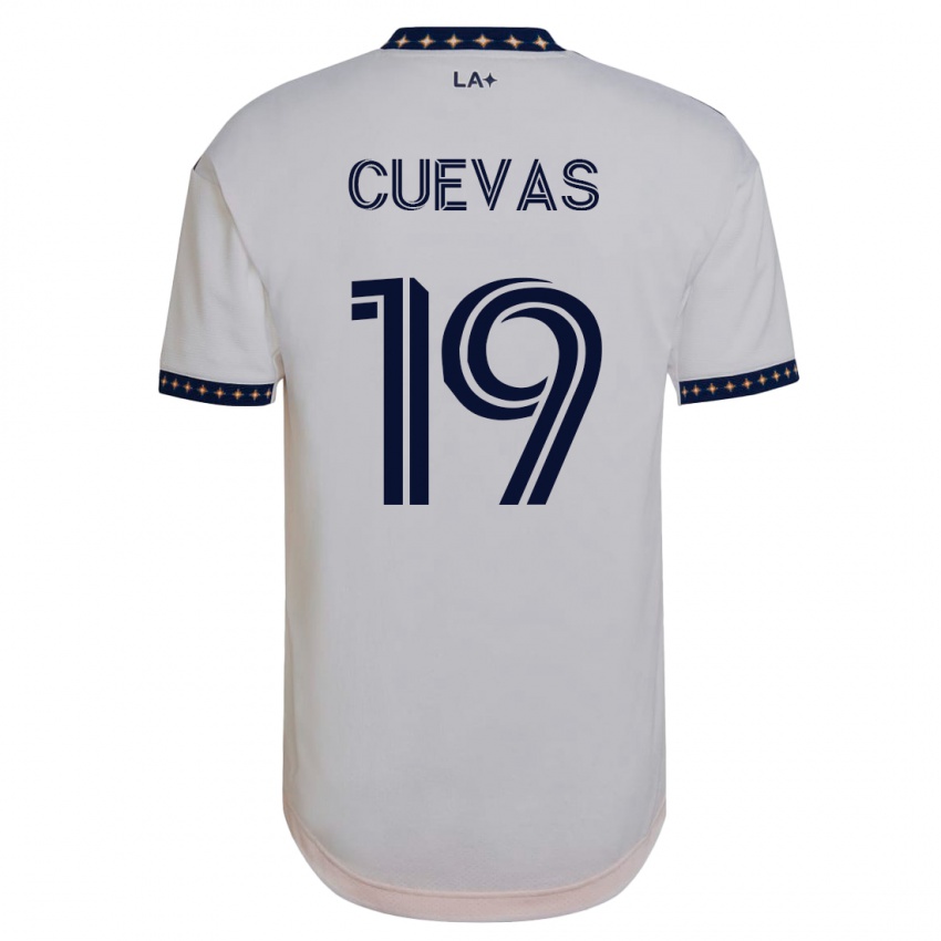 Niño Camiseta Mauricio Cuevas #19 Blanco 1ª Equipación 2023/24 La Camisa Argentina