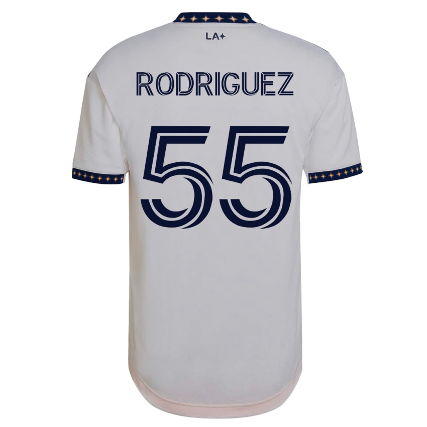 Niño Camiseta Diego Rodriguez #55 Blanco 1ª Equipación 2023/24 La Camisa Argentina