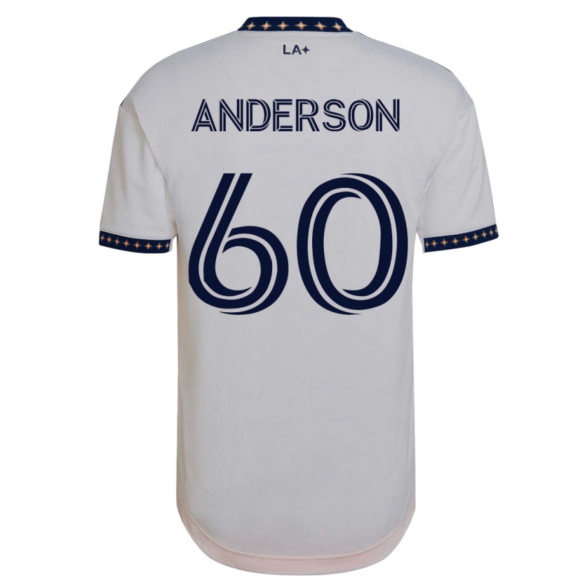 Niño Camiseta Nolan Anderson #60 Blanco 1ª Equipación 2023/24 La Camisa Argentina