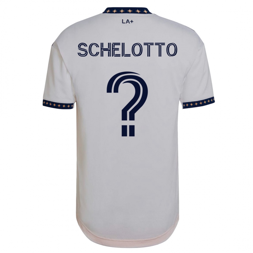 Niño Camiseta Nicolas Barros Schelotto #0 Blanco 1ª Equipación 2023/24 La Camisa Argentina