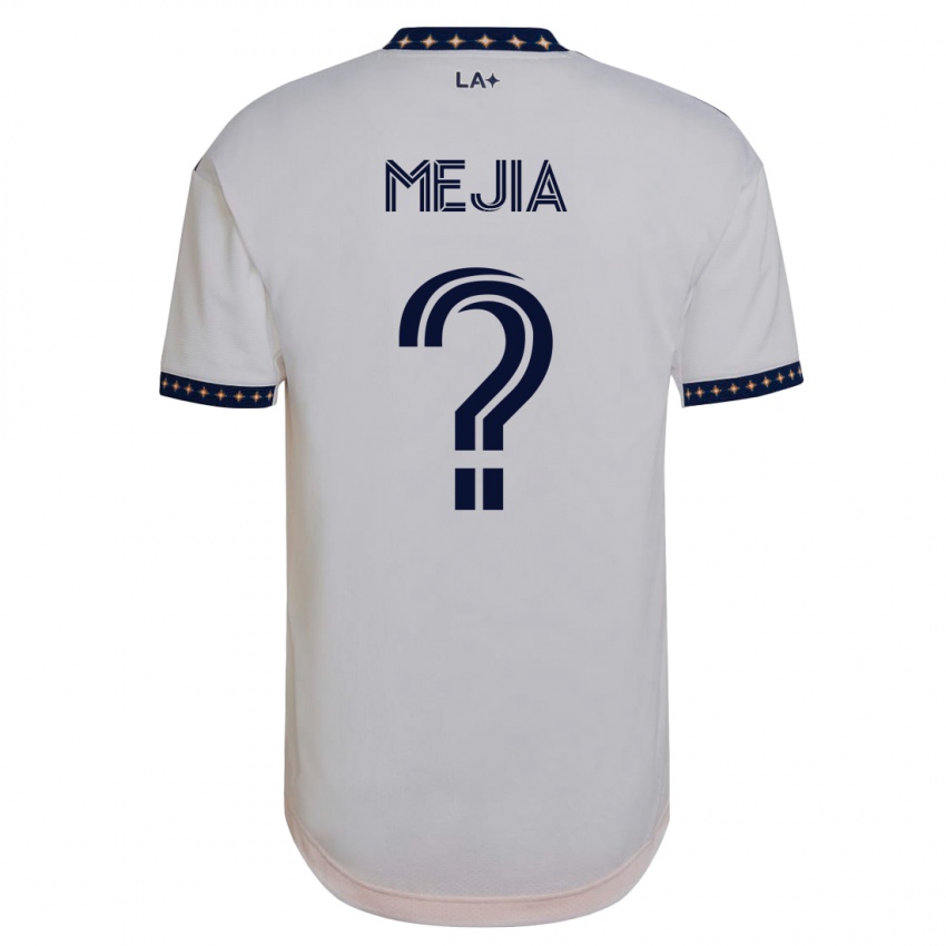 Niño Camiseta Robert Mejia #0 Blanco 1ª Equipación 2023/24 La Camisa Argentina