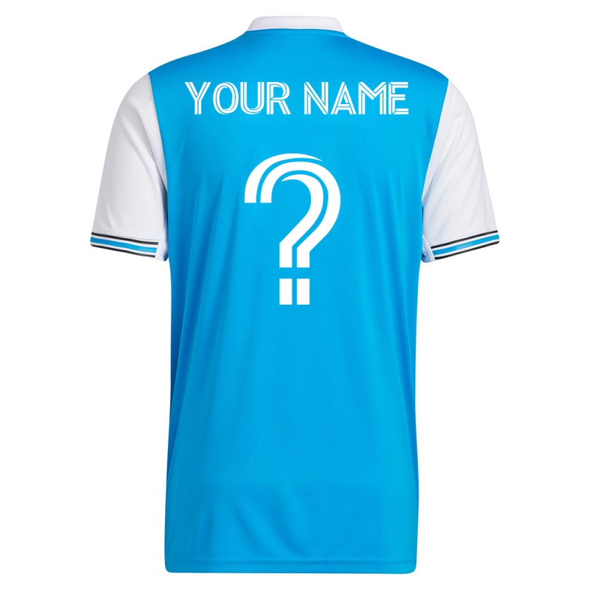 Niño Camiseta Su Nombre #0 Azul 1ª Equipación 2023/24 La Camisa Argentina
