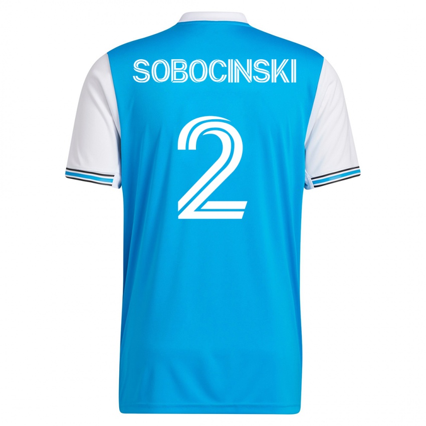 Niño Camiseta Jan Sobocinski #2 Azul 1ª Equipación 2023/24 La Camisa Argentina