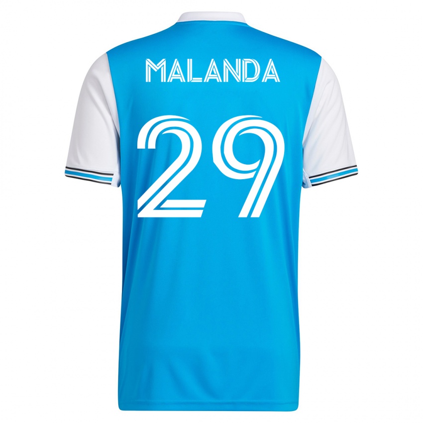 Niño Camiseta Adilson Malanda #29 Azul 1ª Equipación 2023/24 La Camisa Argentina
