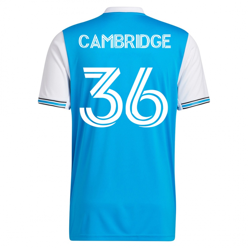 Niño Camiseta Brandon Cambridge #36 Azul 1ª Equipación 2023/24 La Camisa Argentina