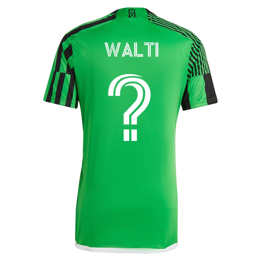 Niño Camiseta Jackson Wälti #0 Verde Negro 1ª Equipación 2023/24 La Camisa Argentina