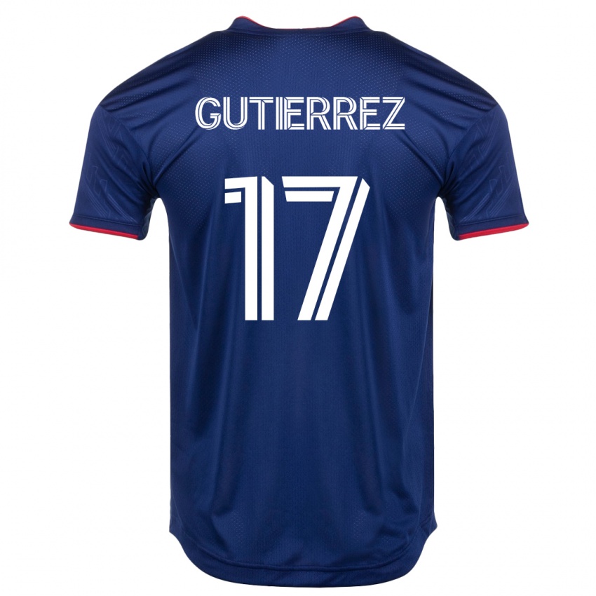 Niño Camiseta Brian Gutiérrez #17 Armada 1ª Equipación 2023/24 La Camisa Argentina