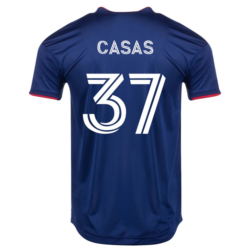Niño Camiseta Javier Casas #37 Armada 1ª Equipación 2023/24 La Camisa Argentina