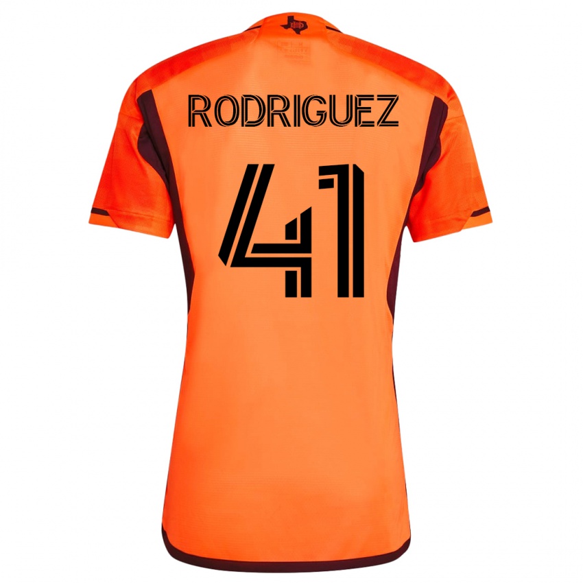 Niño Camiseta Sebastian Rodriguez #41 Naranja 1ª Equipación 2023/24 La Camisa Argentina