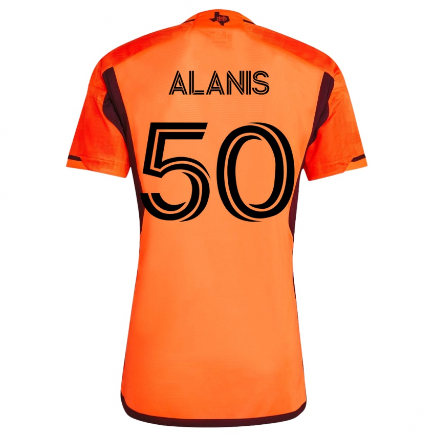 Niño Camiseta Brian Alanis #50 Naranja 1ª Equipación 2023/24 La Camisa Argentina