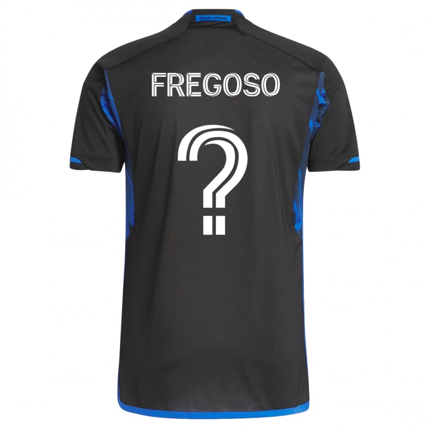 Niño Camiseta Daniel Fregoso #0 Azul Negro 1ª Equipación 2023/24 La Camisa Argentina