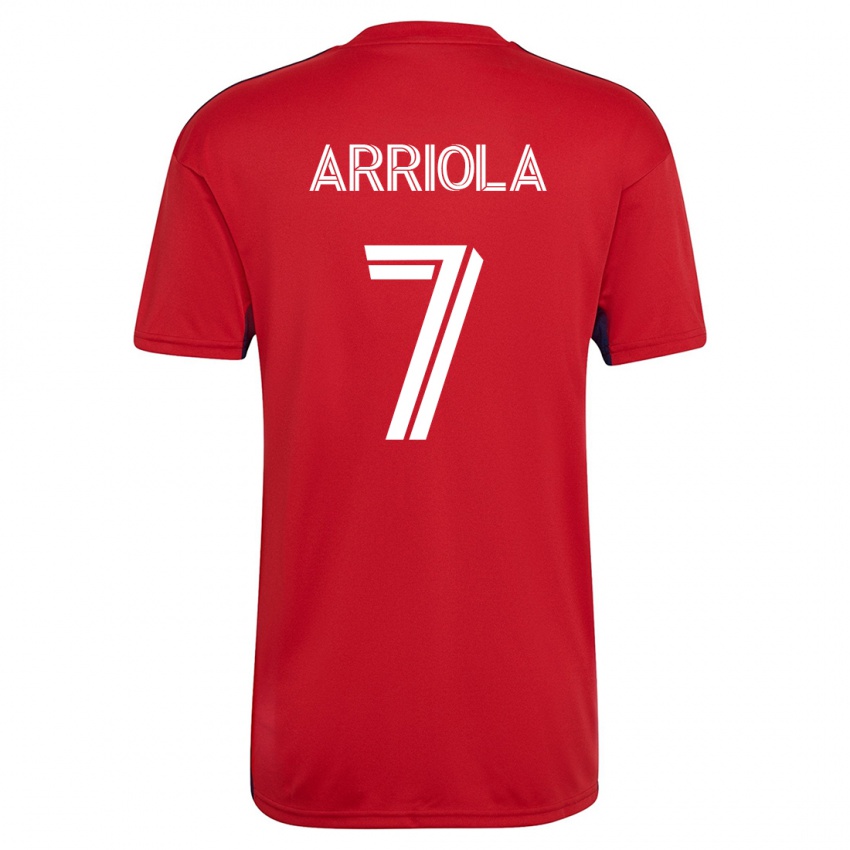 Niño Camiseta Paul Arriola #7 Rojo 1ª Equipación 2023/24 La Camisa Argentina