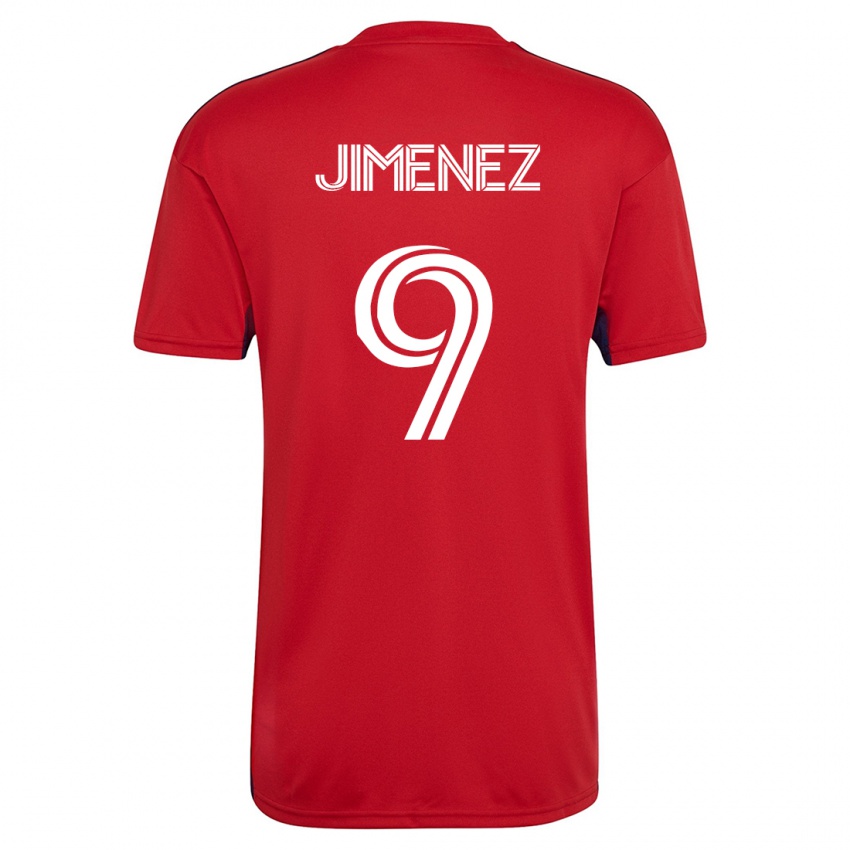 Niño Camiseta Jesús Jiménez #9 Rojo 1ª Equipación 2023/24 La Camisa Argentina