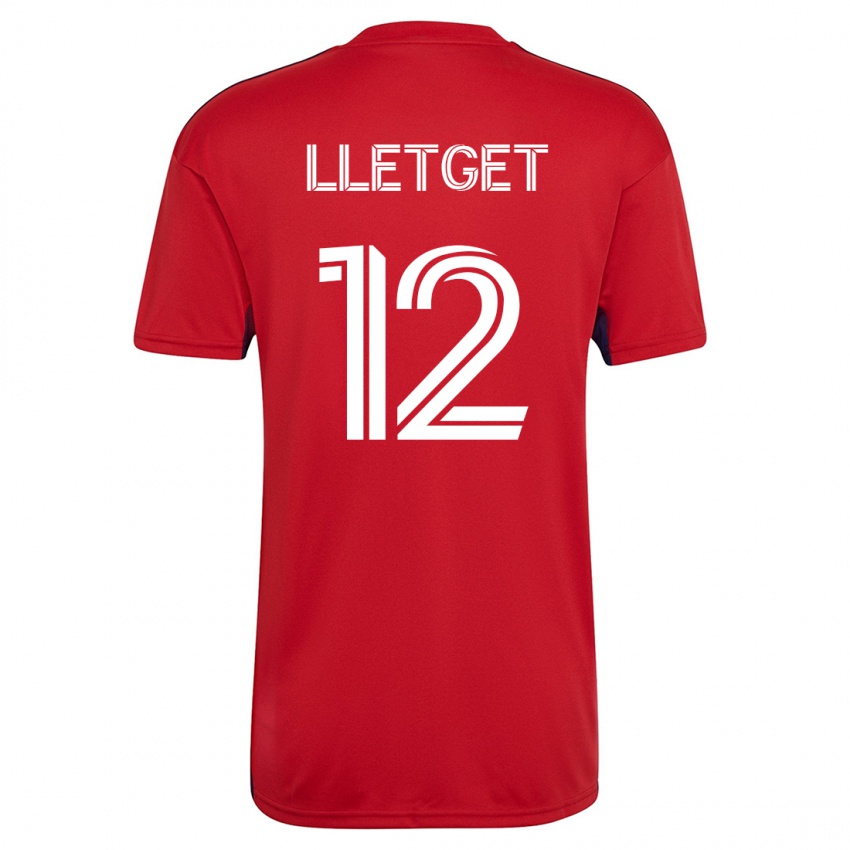 Niño Camiseta Sebastian Lletget #12 Rojo 1ª Equipación 2023/24 La Camisa Argentina