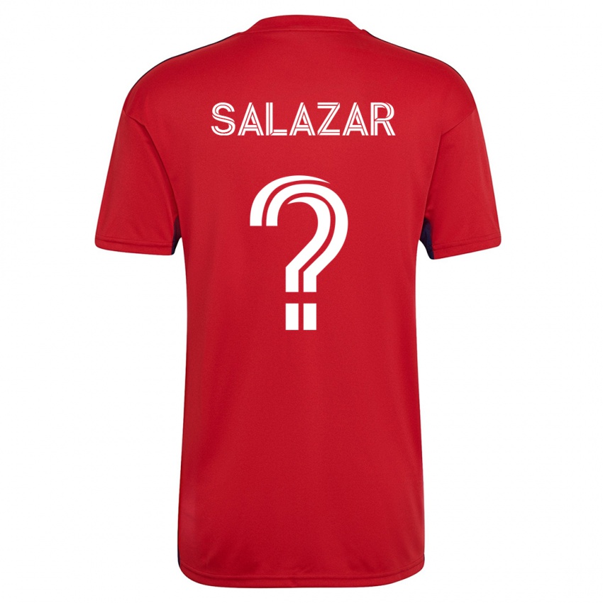 Niño Camiseta Jared Salazar #0 Rojo 1ª Equipación 2023/24 La Camisa Argentina