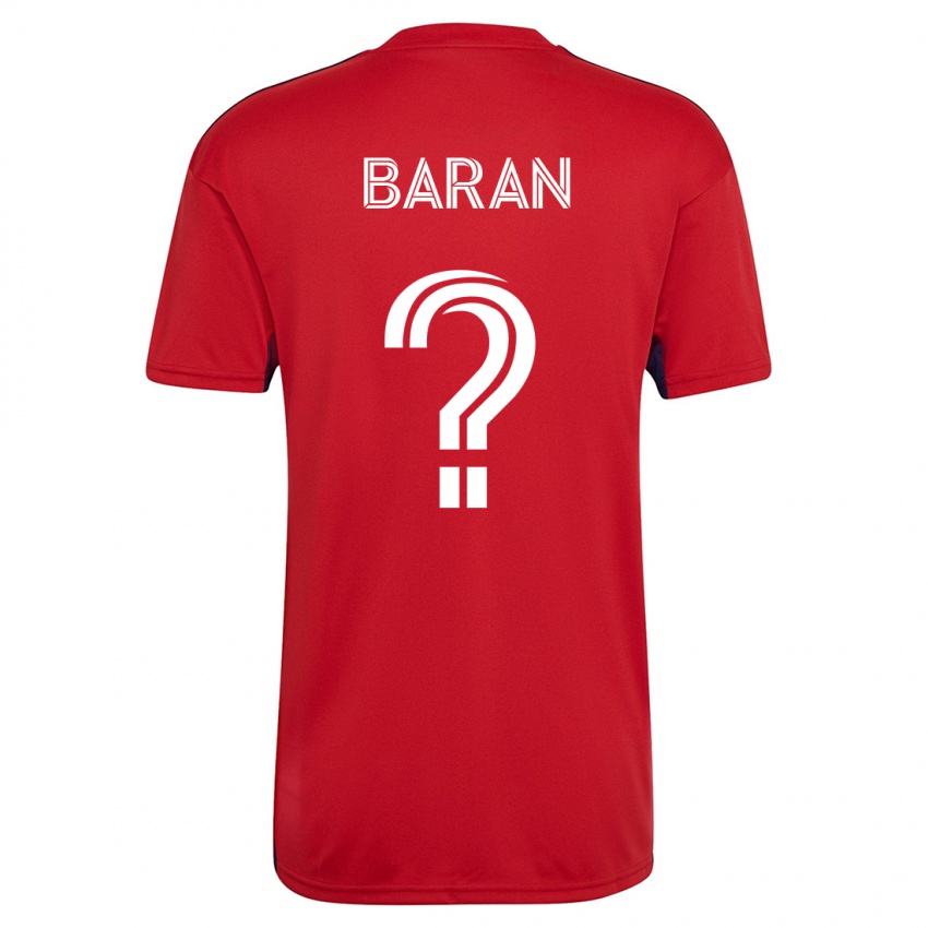 Niño Camiseta Daniel Baran #0 Rojo 1ª Equipación 2023/24 La Camisa Argentina