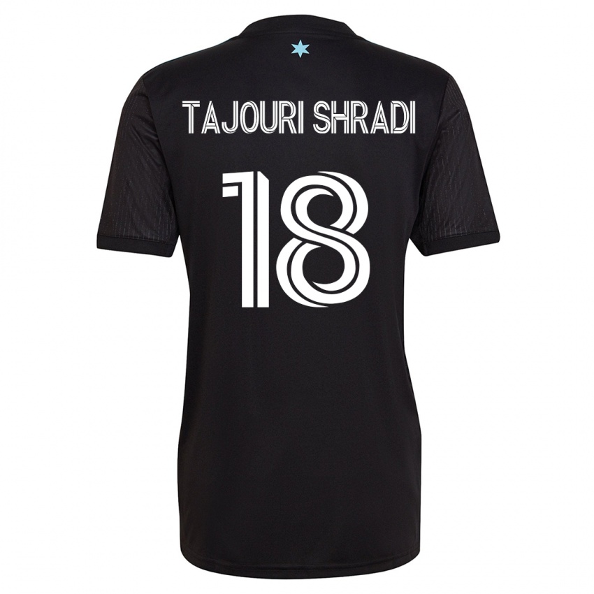 Niño Camiseta Ismael Tajouri-Shradi #18 Negro 1ª Equipación 2023/24 La Camisa Argentina
