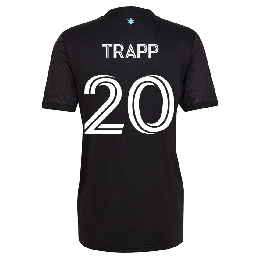 Niño Camiseta Wil Trapp #20 Negro 1ª Equipación 2023/24 La Camisa Argentina