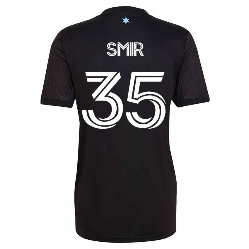 Niño Camiseta Alec Smir #35 Negro 1ª Equipación 2023/24 La Camisa Argentina