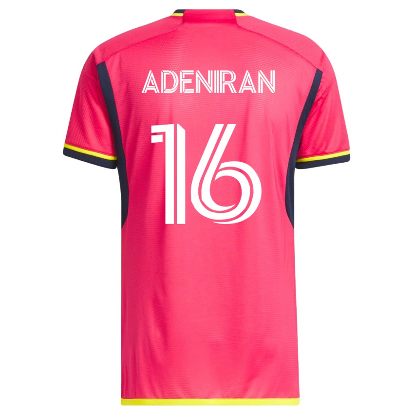 Niño Camiseta Samuel Adeniran #16 Rosa 1ª Equipación 2023/24 La Camisa Argentina