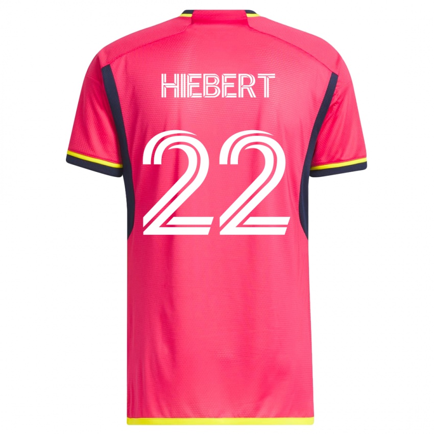 Niño Camiseta Kyle Hiebert #22 Rosa 1ª Equipación 2023/24 La Camisa Argentina