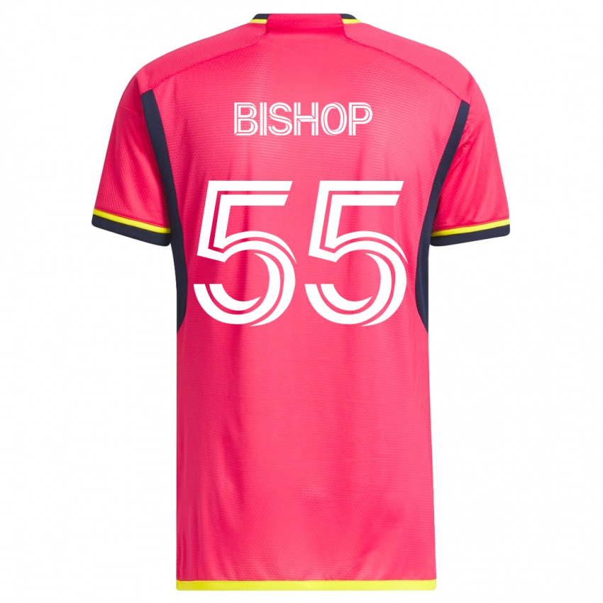 Niño Camiseta Nick Bishop #55 Rosa 1ª Equipación 2023/24 La Camisa Argentina