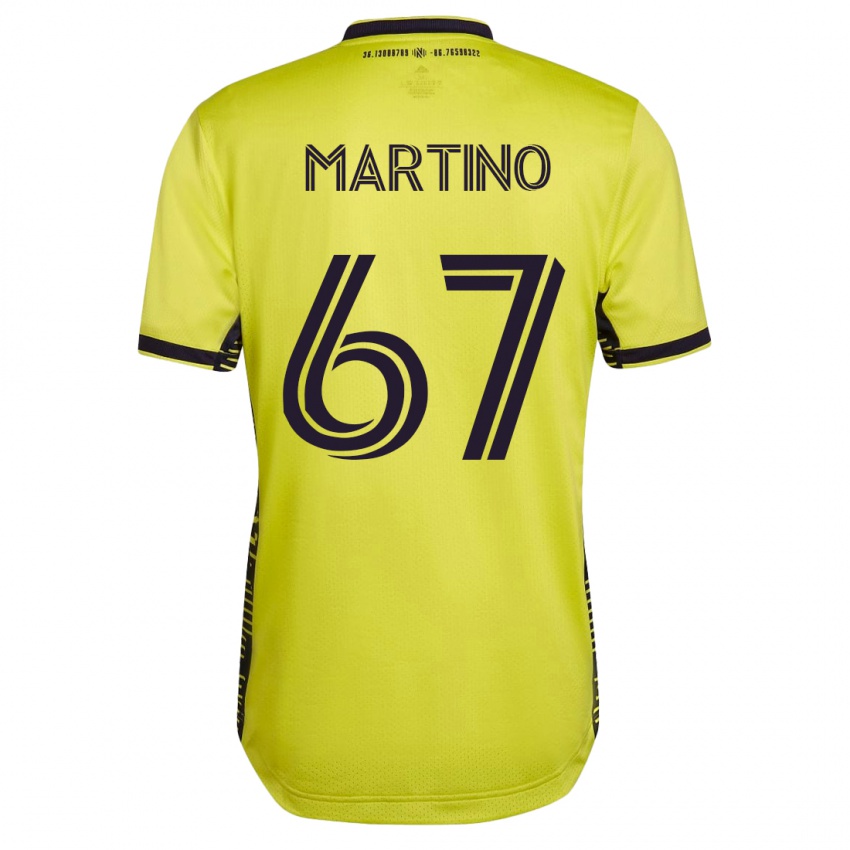 Niño Camiseta Ben Martino #67 Amarillo 1ª Equipación 2023/24 La Camisa Argentina