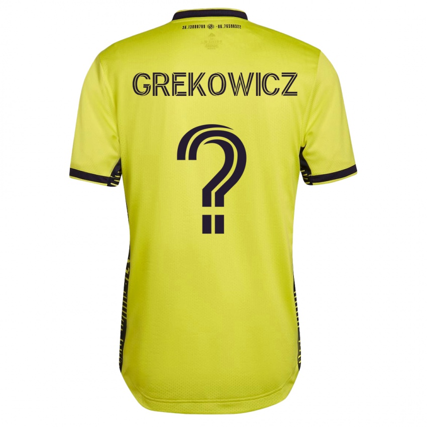 Niño Camiseta Jacob Grekowicz #0 Amarillo 1ª Equipación 2023/24 La Camisa Argentina