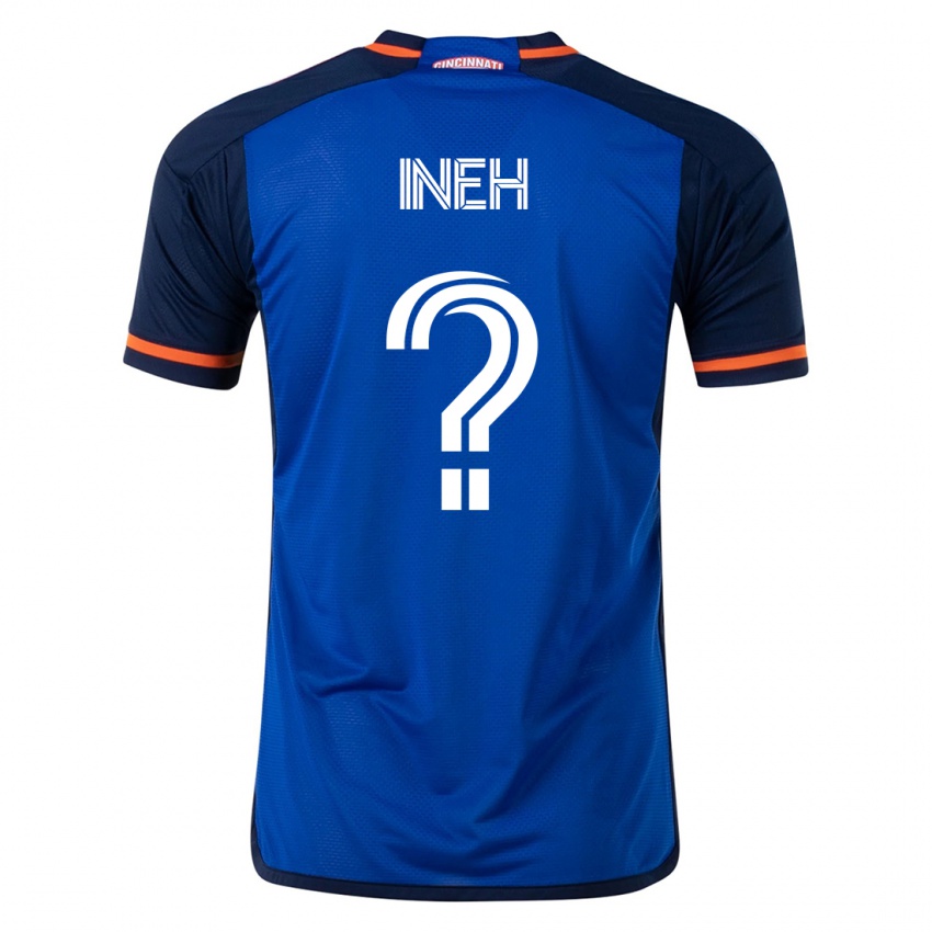 Niño Camiseta Joel Ineh #0 Azul 1ª Equipación 2023/24 La Camisa Argentina