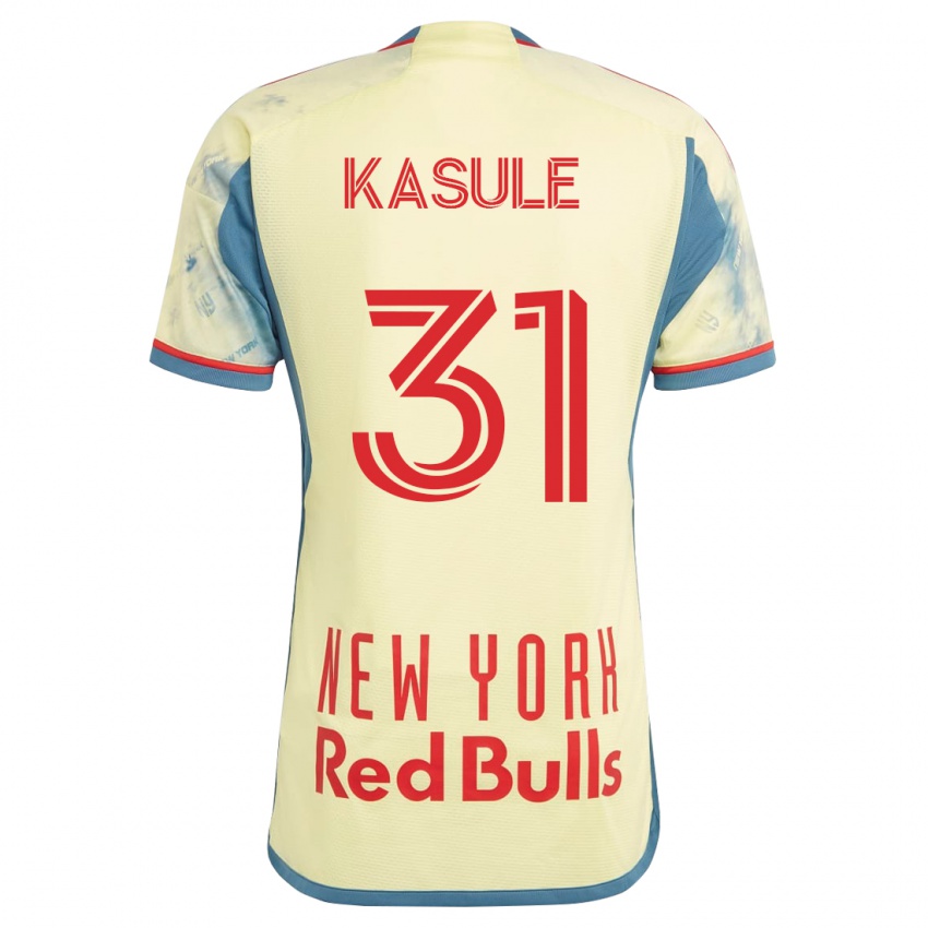 Niño Camiseta Ibrahim Kasule #31 Amarillo 1ª Equipación 2023/24 La Camisa Argentina
