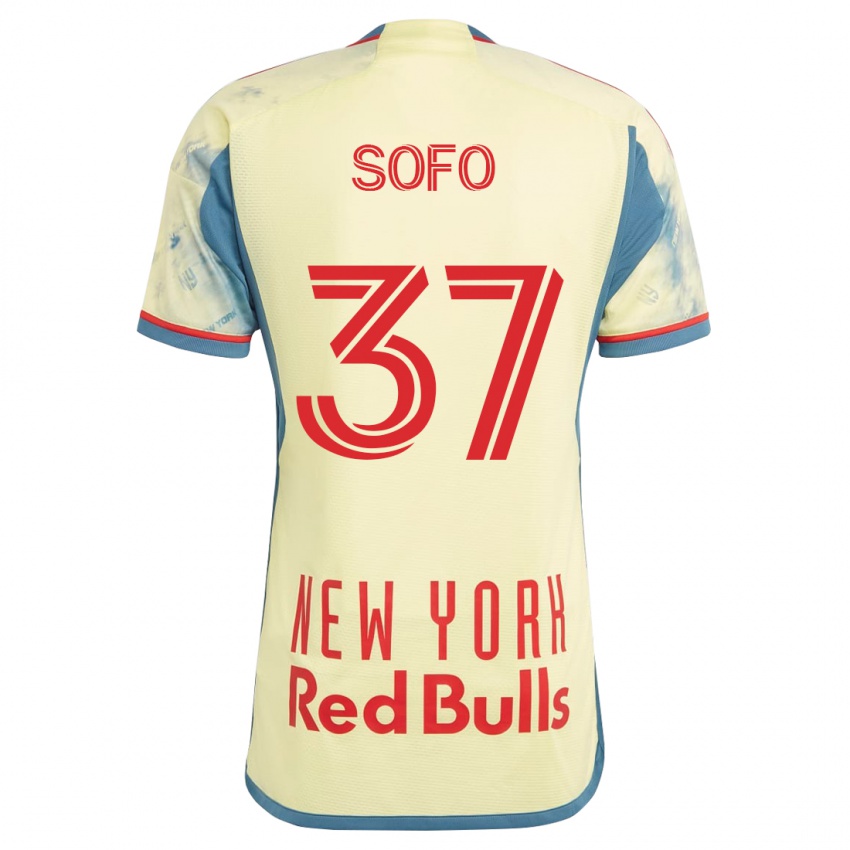 Niño Camiseta Mohammed Sofo #37 Amarillo 1ª Equipación 2023/24 La Camisa Argentina